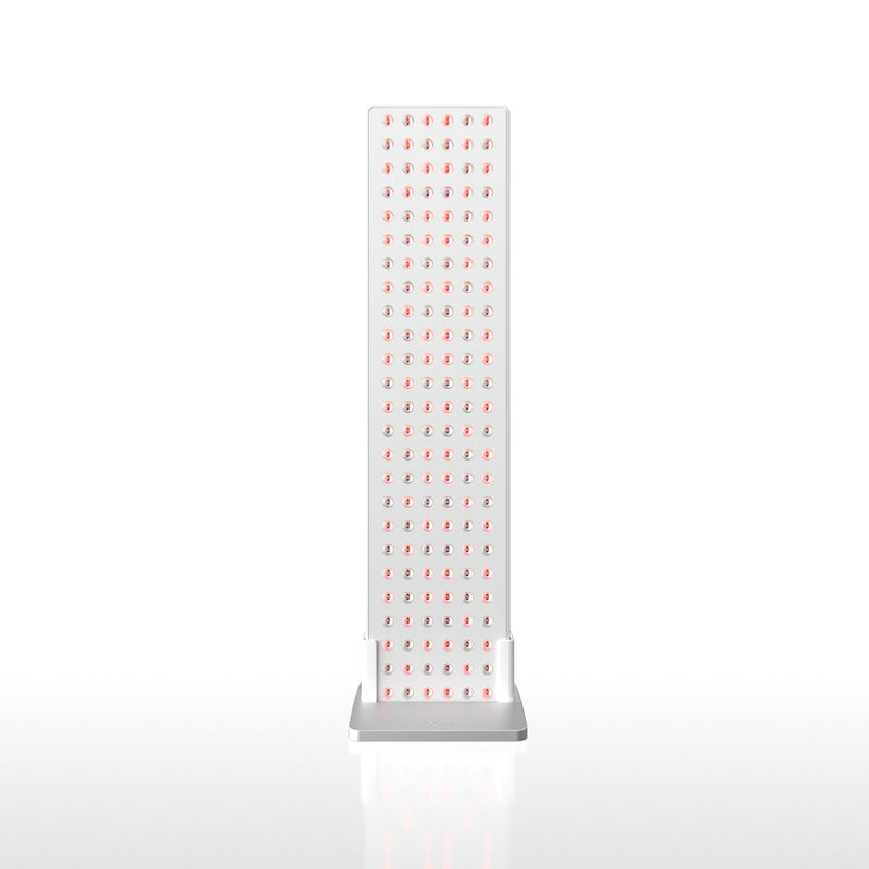 Joovv Solo 3.0 panel close-up showing dual-chip LED construction